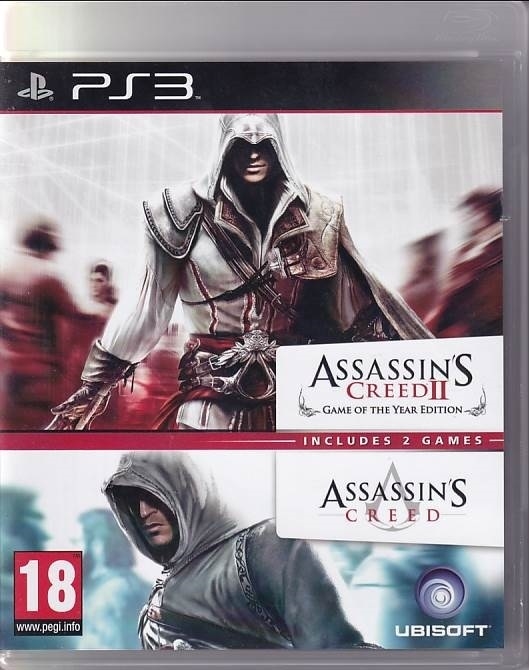 Assassins Creed 2 GOTY + Assassins Creed  - PS3 (B Grade) (Genbrug)